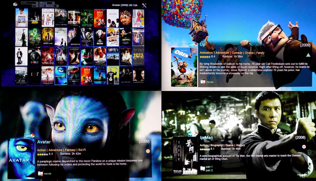 Movies 2nd Page - 我選擇幾張同大家分享, Avatar 2nd Page 非常之簡單, 我相信係Usenet 既作品. ... ... . ...